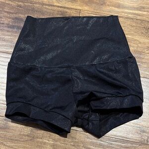 Balera Shimmering Black Kids dance Shorts